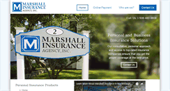 Desktop Screenshot of marshallinsurancegroup.com